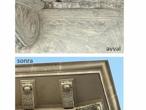 Bakıda tarixi bina bərpa edildi - FOTO