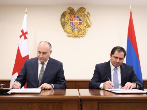 Gürcüstan və Ermənistan MN başçıları əməkdaşlıq sənədi imzaladı - YENİLƏNİB