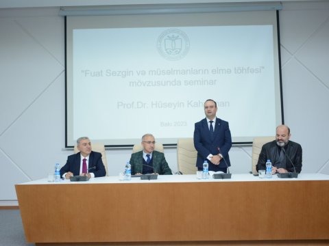 İlahiyyat İnstitutunda elmi seminar keçirilib - FOTOLAR