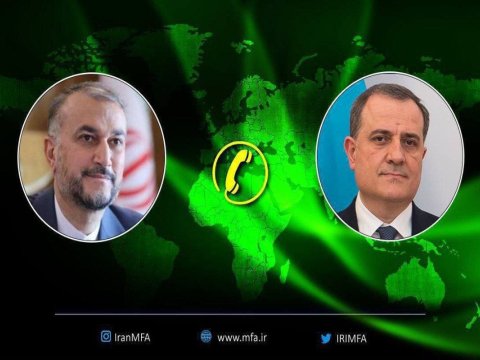 Ceyhun Bayramov iranlı həmkarı ilə müzakirələr APARDI 