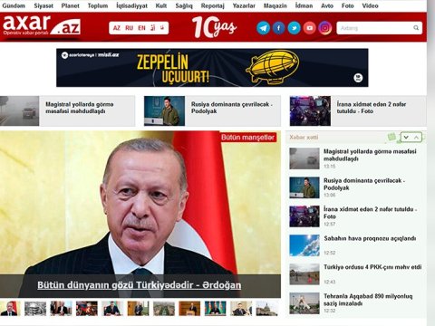 Axar.az 10 yaşını qeyd edir