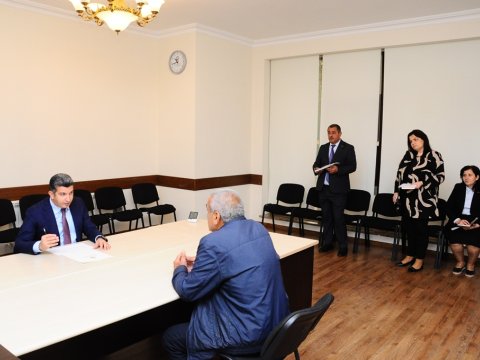 Naftalanda növbəti vətəndaş qəbulu - FOTO