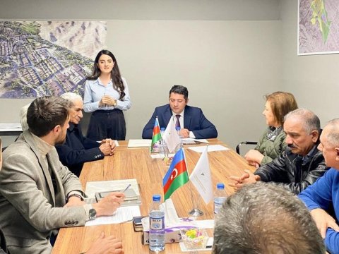 Zəngilan və Alıbəyli kəndlərinin konsepsiyası sakinlərə təqdim olundu