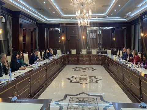 Milli Məclisdə AŞPA həmməruzəçisi ilə görüş