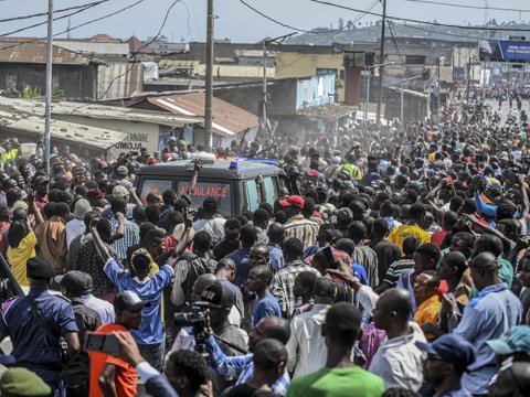 Ordu tədbiri zamanı izdiham - 40 ölü 