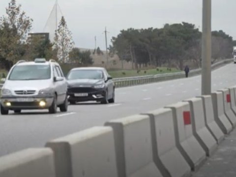Yollarda beton arakəsmələr düzgün quraşdırılmayıb?
