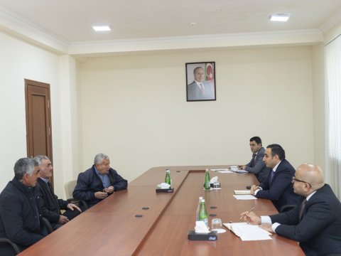 Kənd təsərrüfatı nazirinin müavini Ağstafada vətəndaşları qəbul edib