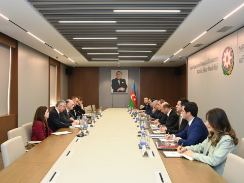 Ceyhun Bayramov britaniyalı nazirlə sülhü müzakirə etdi