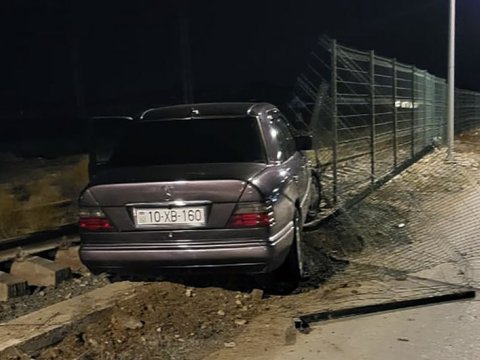 Dəmir yollarına məxsus infrastruktura ziyan vuruldu - FOTO