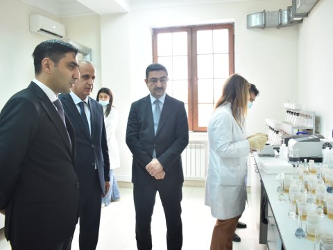 Agentlik sədri qurumların fəaliyyətini yoxladı - FOTO