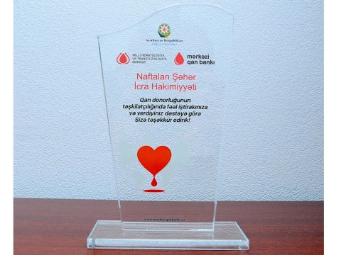 Naftalanda qanvermə aksiyası - FOTOLAR