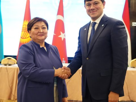 TDT-yə üzv dövlətlərin diaspor rəhbərləri Bişkekdə - FOTO