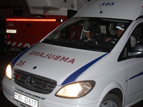 Binəqədidəki yanğında yaralananların SAYI