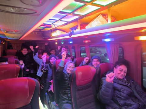 Füzuli şəhərinə daha 25 ailə yola salındı - FOTO