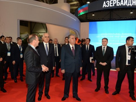 Tacikistan Prezidenti SPECA sərgisində