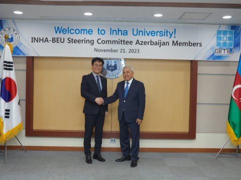 BMU və İNHA universitetinin rektorları arasında görüş - FOTO