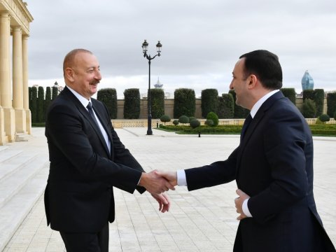 Prezident Qaribaşvili ilə görüşüb - FOTO