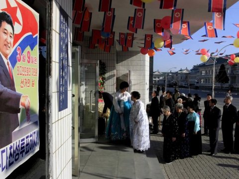 Şimali Koreyada seçkilər davam edir