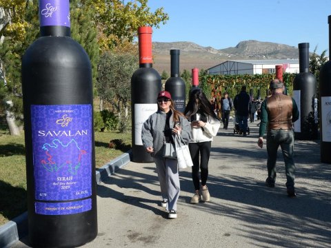 Şamaxıda şərab festivalı yekunlaşdı - FOTOLAR