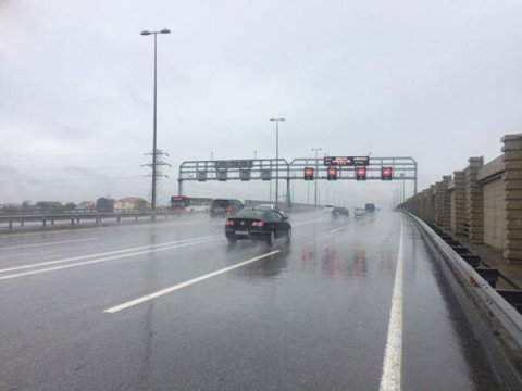 Aeroport yolunda sürət həddi endirildi