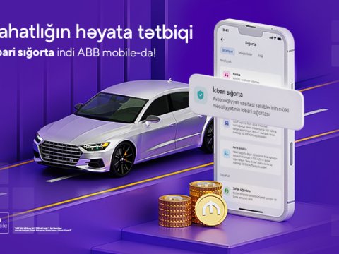 Avtomobillərin icbari sığortası ABB mobile-da