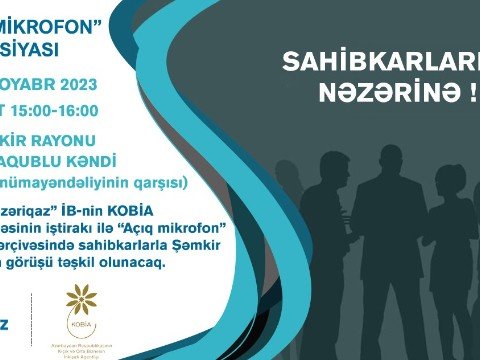 Sahibkarlarla növbəti görüş Şəmkirdə olacaq