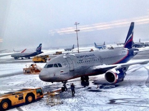 Rusiyada hava şəraiti ilə əlaqədar uçuş təxirə salındı
