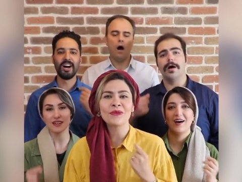 Güney Azərbaycanlı qrup “Sənə qurban”ı oxudu - VİDEO