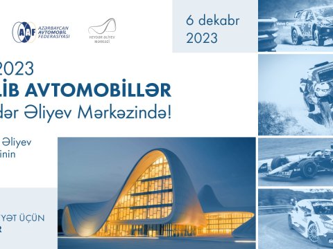 Bu avtomobillər Heydər Əliyev Mərkəzində sərgilənəcək