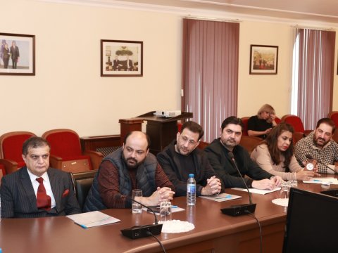 Beynəlxalq konfransının iştirakçıları mətbuat konfransı keçiriblər - FOTO