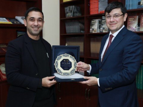 Komitə sədri beynəlxalq konfransın iştirakçıları ilə görüşüb - FOTOLAR