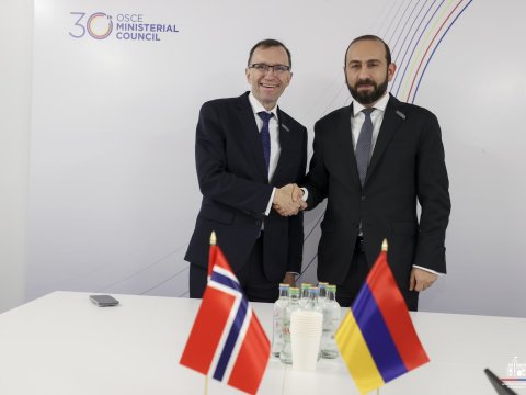 Mirzoyan Norveçin XİN başçısı ilə danışıqlar apardı - PAYLAŞIM