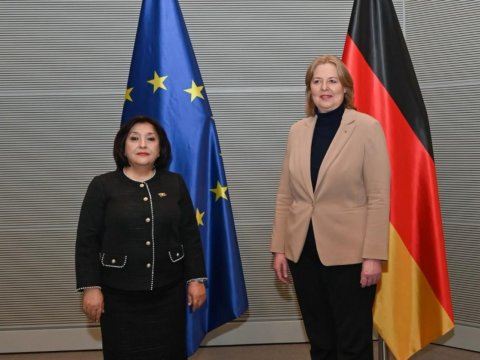 Sahibə Qafarova Almaniya Bundestaqının sədrilə GÖRÜŞÜB