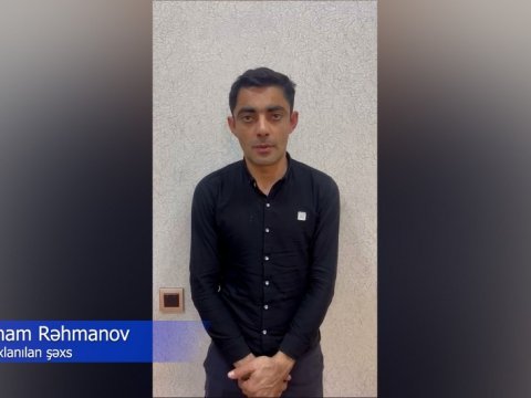 Ödəmə terminallarından oğurluq edən şəxs saxlanıldı - VİDEO