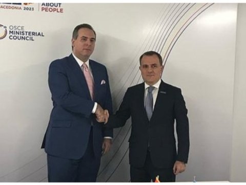 Ceyhun Bayramov Monteneqronun XİN rəhbəri ilə görüşdü - FOTO