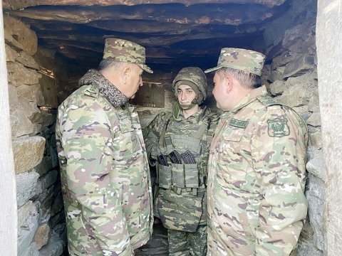 Kərim Vəliyev Ermənistanla sərhədə getdi - Tapşırıqlar verdi