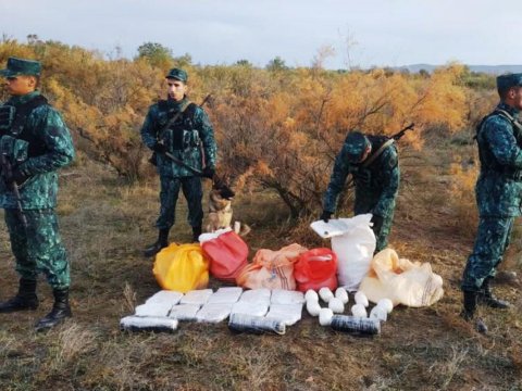Sərhəddə 191 kq narkotik, 5,5 milyon manatlıq qaçaqmal aşkarlanıb - FOTO