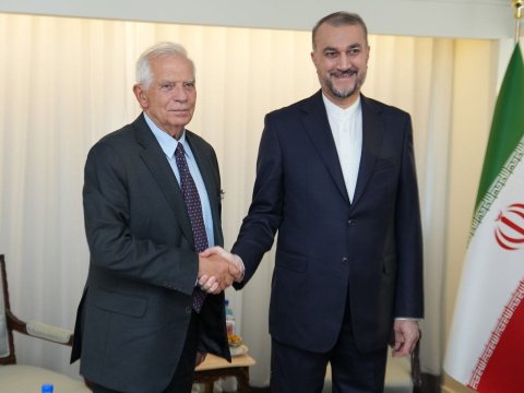 Borel Abdullahianla Qəzzanı müzakirə etdi