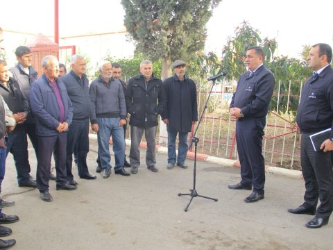 “Səyyar qəbul otağı” Samuxda - FOTOLAR