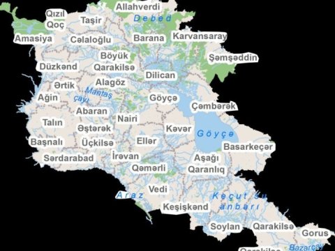 Qərbi Azərbaycanın elektron xəritəsi HAZIRLANDI