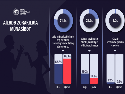 Ailədə zorakılığı qaçılmaz hesab edənlər... - SORĞU