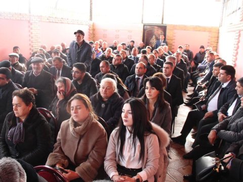Goranboyun Sarovlu kəndində səyyar qəbul keçirilib - FOTO