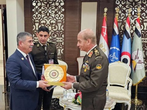 Zakir Həsənov misirli həmkarı ilə görüşdü