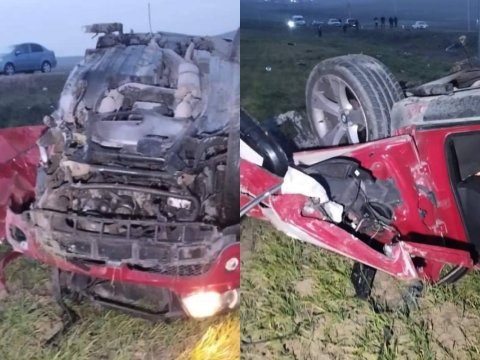 Şamaxıda ağır qəza - Bir ailənin üç üzvü öldü 