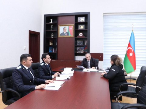 Baş prokuror Sumqayıtda vətəndaşları qəbul edib - FOTO