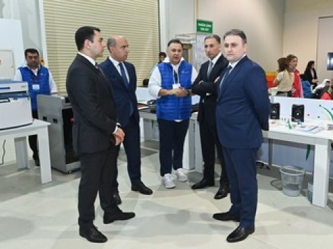 Prezidentin köməkçiləri və nazirlər beynəlxalq festivalda - FOTOLAR