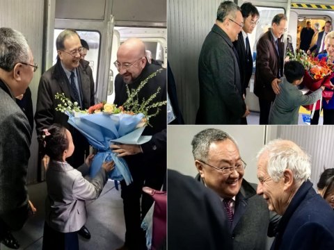 Avropa İttifaqının rəhbərliyi Çinə GETDİ