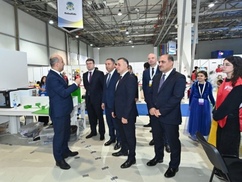 Nazir və deputatlar SAF 2023-də - FOTOLAR