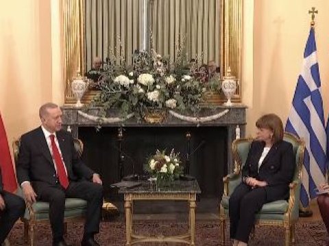 Ərdoğan yunanıstanlı həmkarı ilə GÖRÜŞDÜ