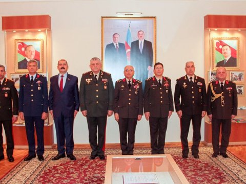 Türkiyəli general Hərbi İnstitutda - FOTO
